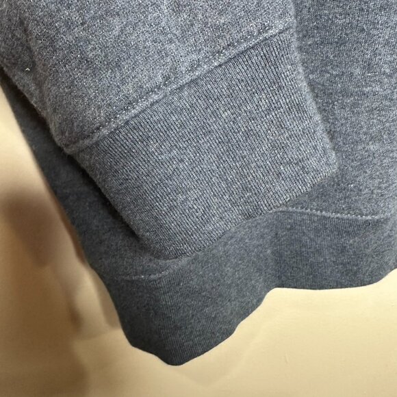 Levi's Mens Pullover Sweatshirt Jacket Size XL Blue Collar Button Pocket - Picture 4 of 7